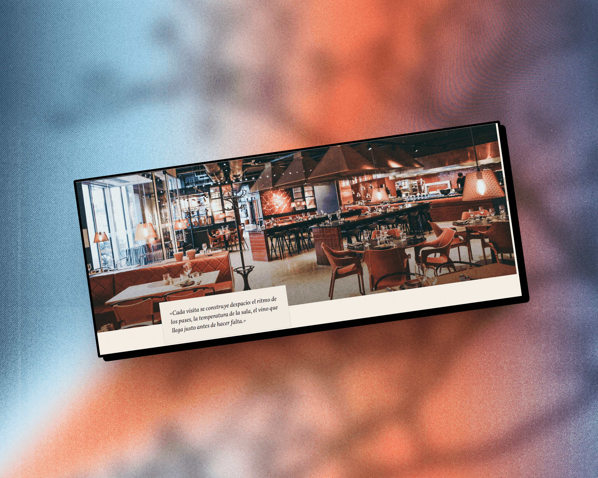 Lumière — Web de restaurante con carta dinámica — Restaurante en Salamanca por Xync, captura 2