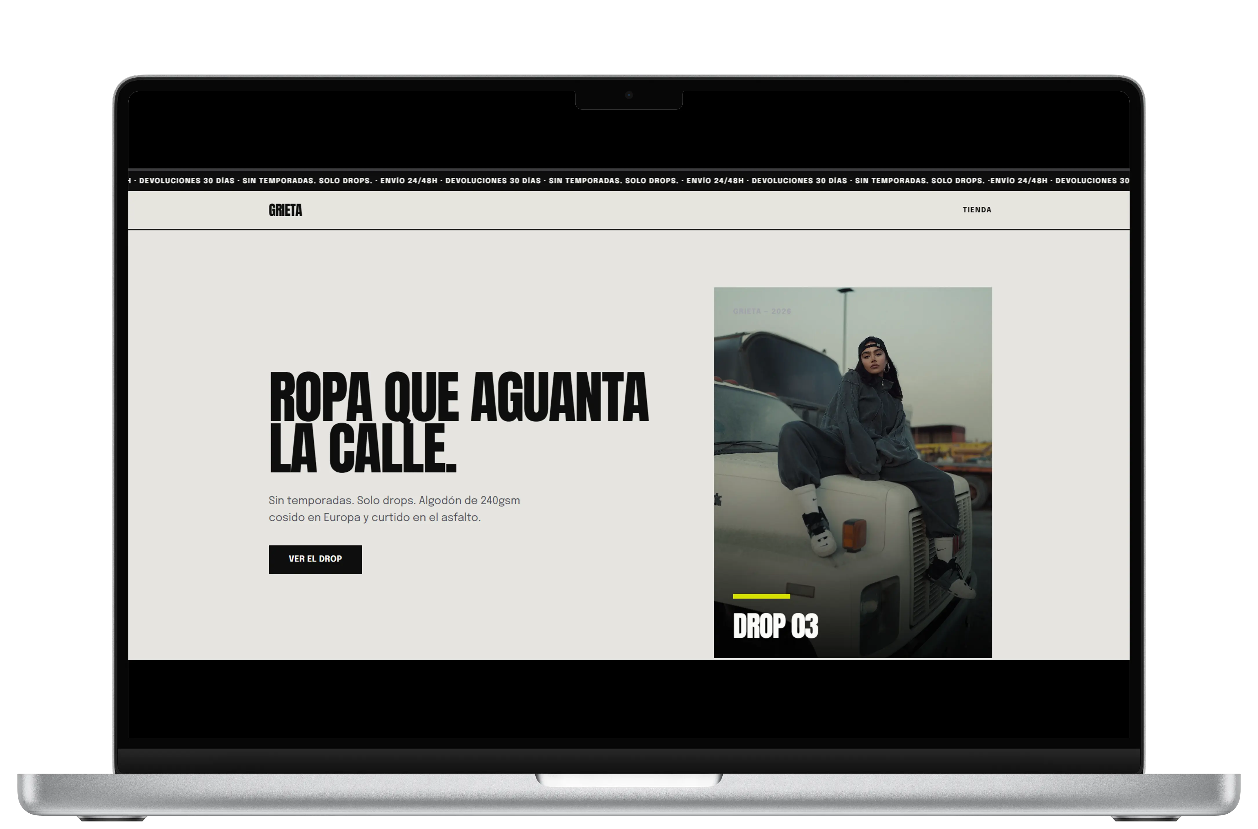 Tienda online Grieta