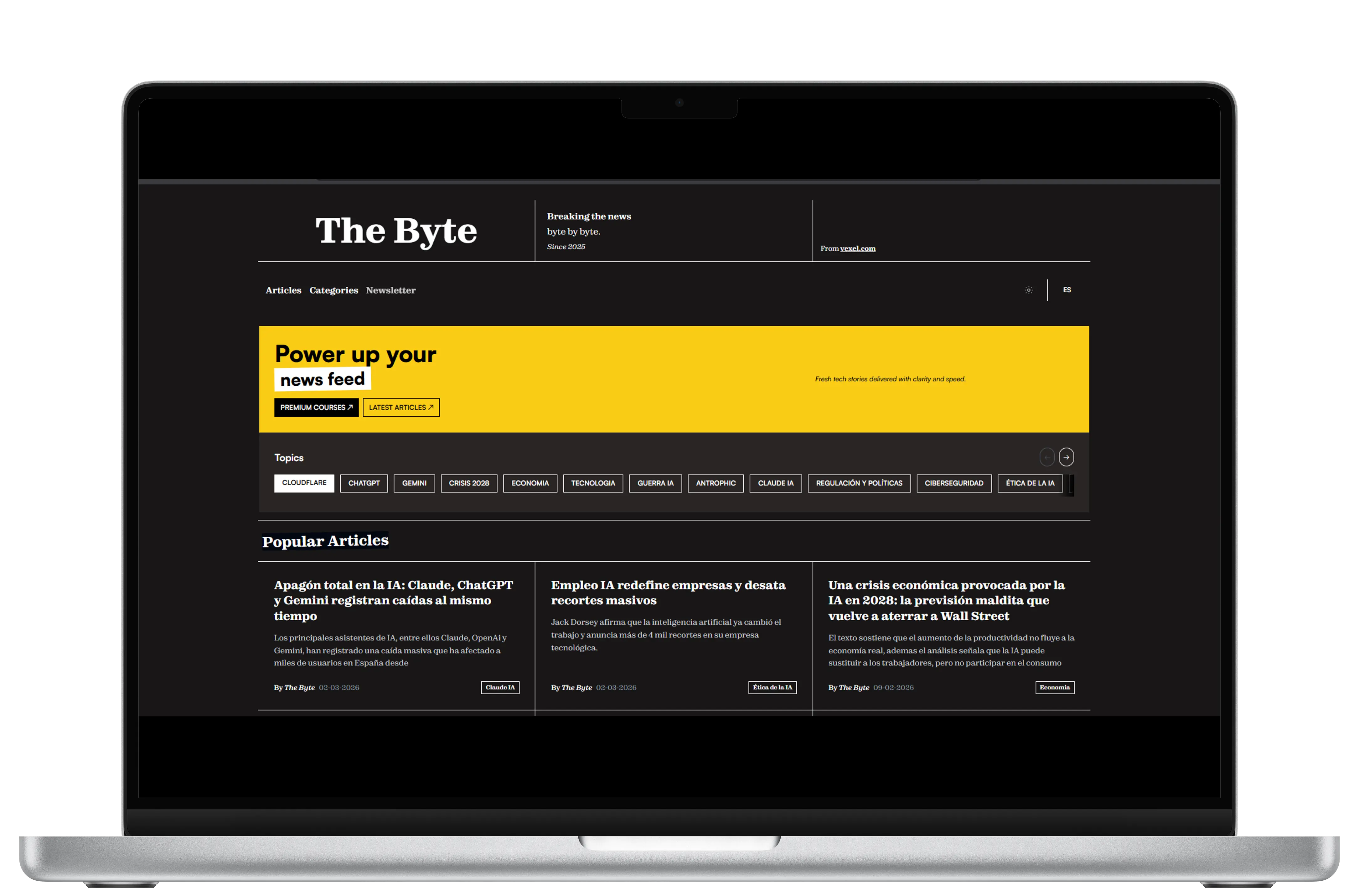 Periódico digital The Byte